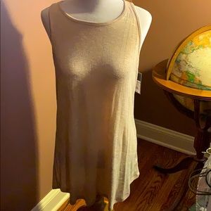 Dressy top, pale pink shimmer, Large
